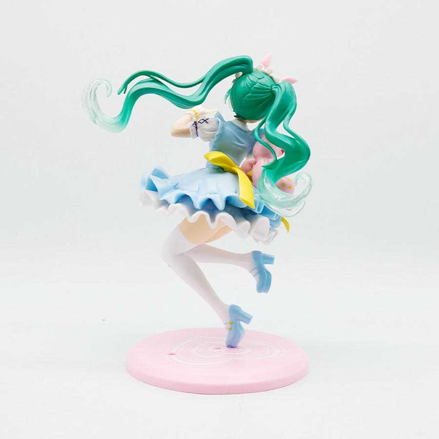 20cm/7.87in Hatsune Miku Anime Figurka Kawaii Pohádky Miku Akční Figurka Lízátková Dívka Figurka PVC Sběratelský Model Panenka Hračka