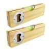 Engraved Wooden Spirit Level Bottle Opener Decorative Bar Beer Opener Bamboo Bottle Opener Elegant Bar Accessory