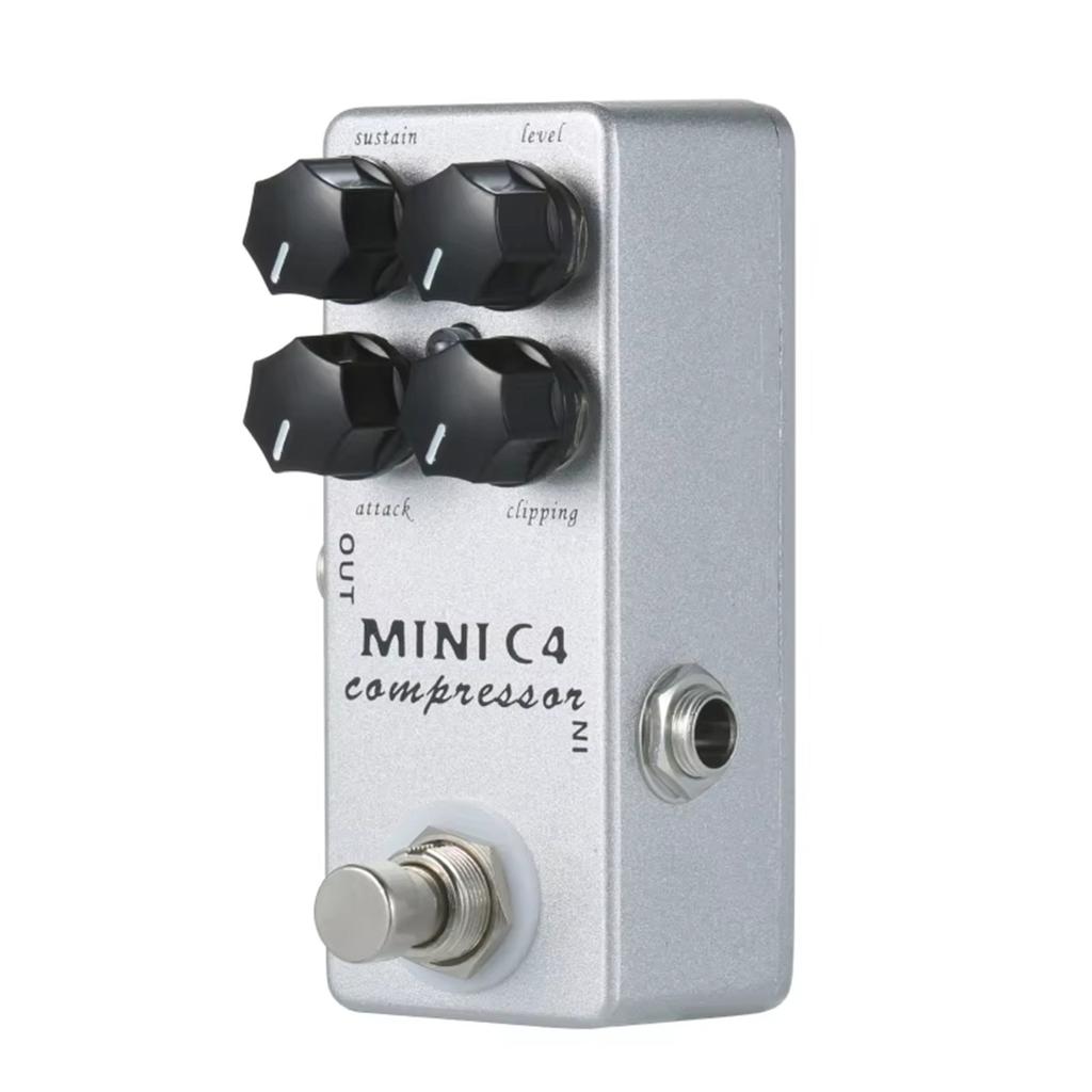 True Bypass C4 Compressor Bass Guitar Effect Pedal Overdrive 4 Modes Effector Guitar Effect Pedal Guitar Part Enduring