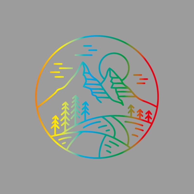 

Наліпки для гірського туризму, Декалі та бампер кемпер, автомобіль, ноутбук та інші зовнішні водонепроникні високоякісні наліпки з контурною різкою S