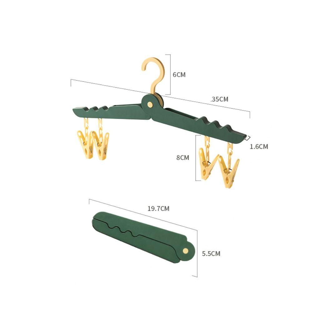 Travel Hangers for Clothes Folding Wardrobe Organizer Portable Clothes Drying Rack