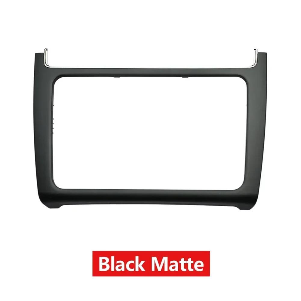 Car Radio Dash Panel Refitting Frame Kit Compatible With For POLO Models Year 2014 To 2017 For 2 DIN Audio Unit