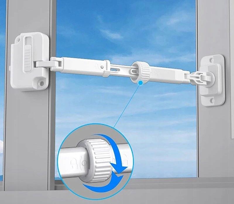 Tilting Windows Security Abs Adjustment Children Windows Lock For Washing Machine