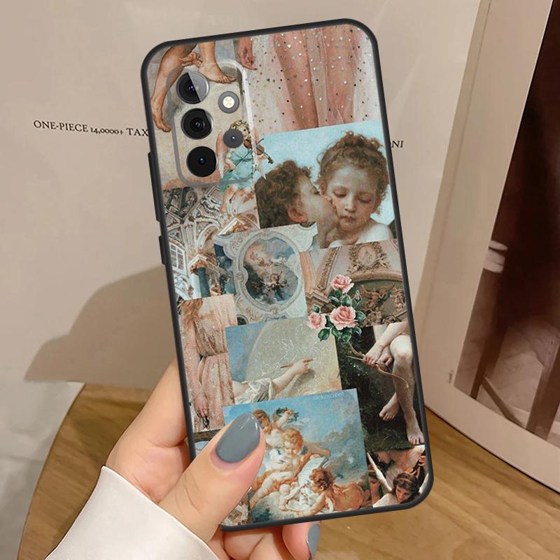 

Renaissance Angels Case For Samsung Galaxy A55 A35 A15 A14 A34 A54 A53 A33 A23 A13 A12 A32 A52 A51 A71 Cover Samsung A25