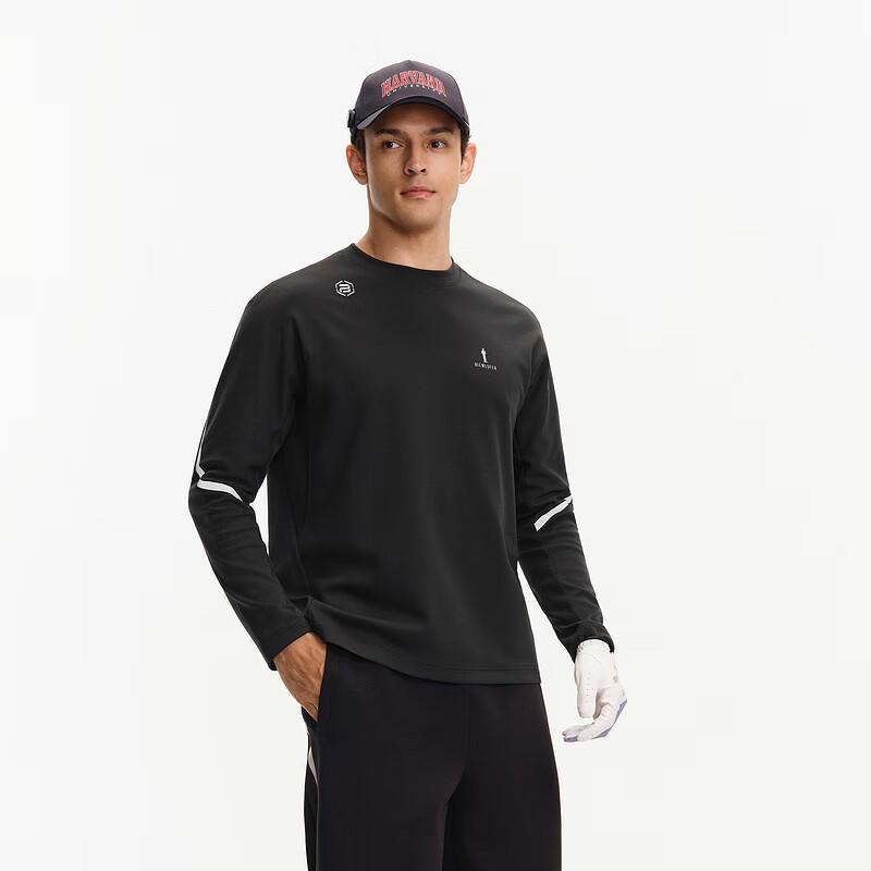 

Biinlefen Men s Golf Lightweight Crew Neck Long Sleeve T-Shirt M