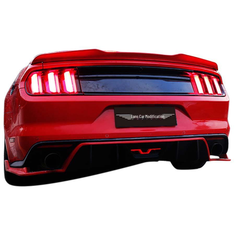 Ford Mustang S550 Diffuser Center & Reverse LED Brake Light (Smoked Style) 2015-2023
