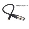 Ruiwaer 0.3m 3.5mm TRS Female To XLR Female Microphone Cable, Stereo To XLR Female Converter Cord Converter, Balanced XLR Female To 3.5mm Female TRS