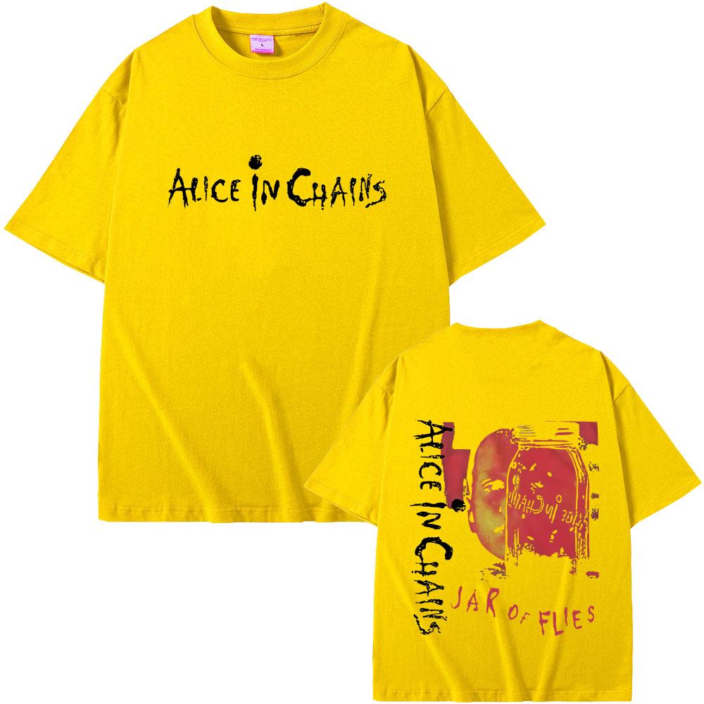 Rock Band Alice In Chains Jar of Flies Album Tshirt Summer Men Women Vintage Casual Cotton T Shirts Unisex Fashion Streetwear