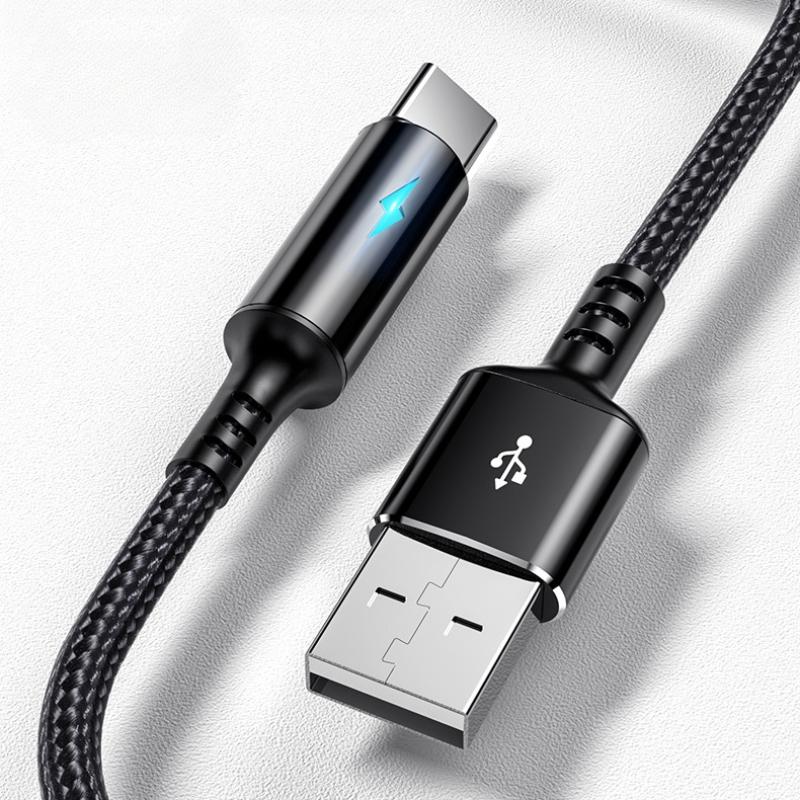 Apple Android Type-C Woven Fast Charging Data Cable, 25cm Short Cable, Dedicated Charging Cable For Power Bank