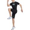 Nike High-Waisted Drawstring Shorts With Pockets Men Bottoms Black DV9335-010