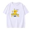 Potdemiel Summer New Pikachu Print Childrens Cotton TShirt Boys and Girls Comfortable and Breathable Childrens TShirt