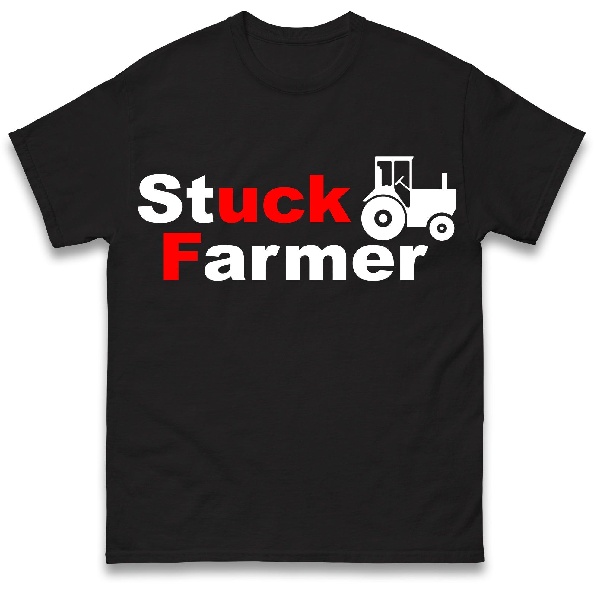 

Stuck Farmer Mens T Shirt Womens Tops Tees M