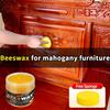 80 ml Natural Beeswax with Sponge, Unscented Type for Furniture, Floor, Etc., Essential Wooden Care for Home, Simple Packaging