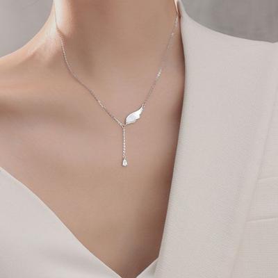 Angel Wings Necklace Light Luxury Fashion Temperament High Sense Angel Wings Simple Versatile Accessories