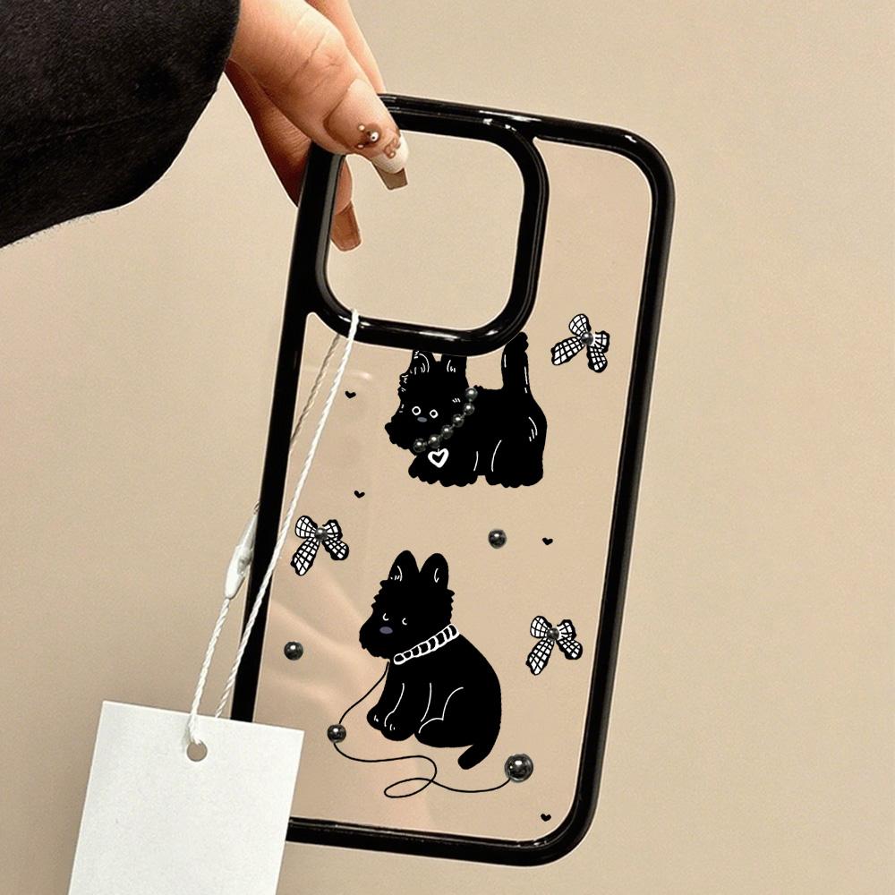 

Акриловый чехол для телефона для iPhone 11 12 13 14 Pro 12 14 16 Pro Max для Samsung A16 A36 A56 S24 FE Высококачественный расписной противоударный чехол для мобильного телефона iPhone 16 чёрный