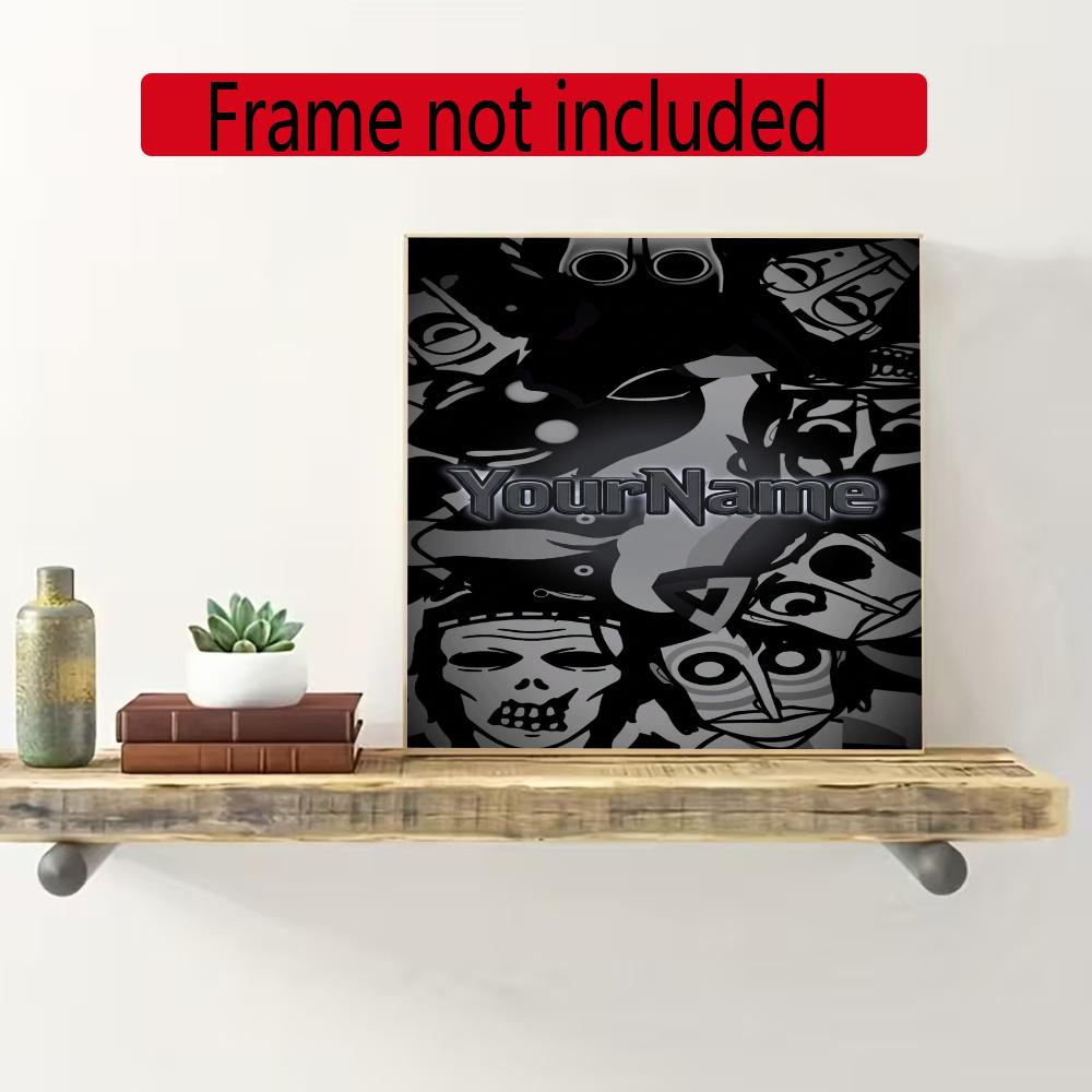 Incredibox Customize Your Name Diamond Painting Round Diamond Diy Frameless Holiday Artwork Suitable For Home Office Wall Decoration