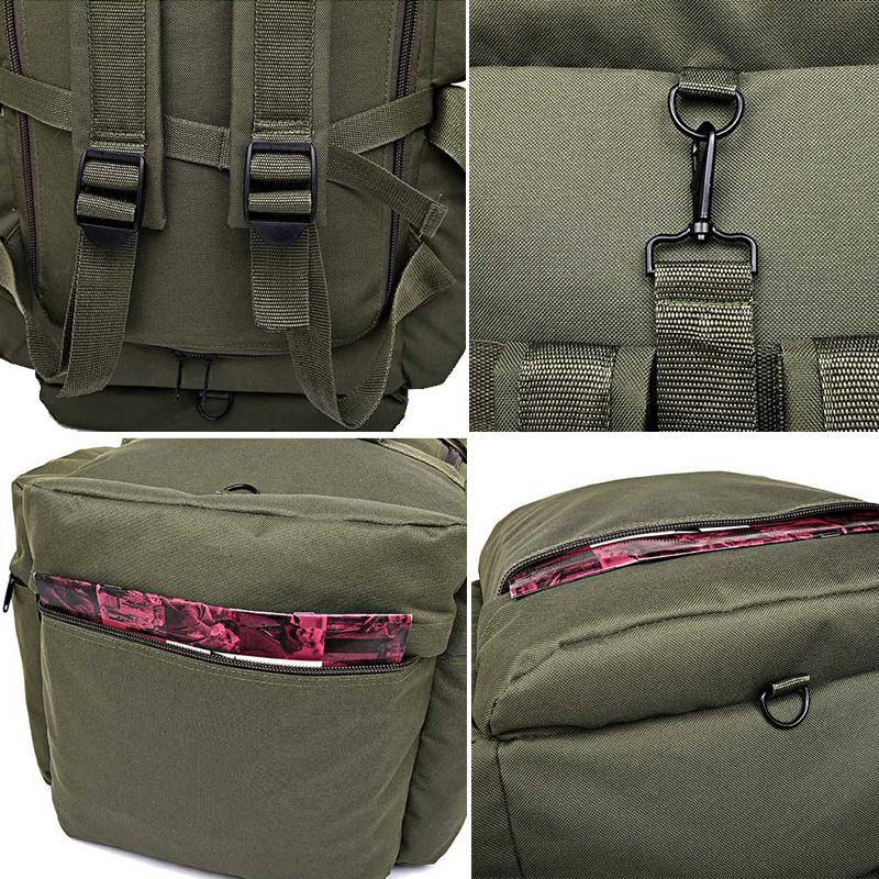 100L Large Luggage Camping Bag Backpack Men Outdoor Travel Shoulder Hiking Trekking Trip Tourist Tactical Carry-on Bags Trekking