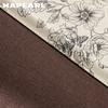 1PC NAPEARL French Retro Sketch Flower Curtain with  Aesthetic Blackout Window Treatments for Bedroom Living Room Home Decor