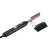 Electric Heating Comb 3 Adjustable Temperature 3D Staggered Teeth Hot Comb for Styling Curling Straightening