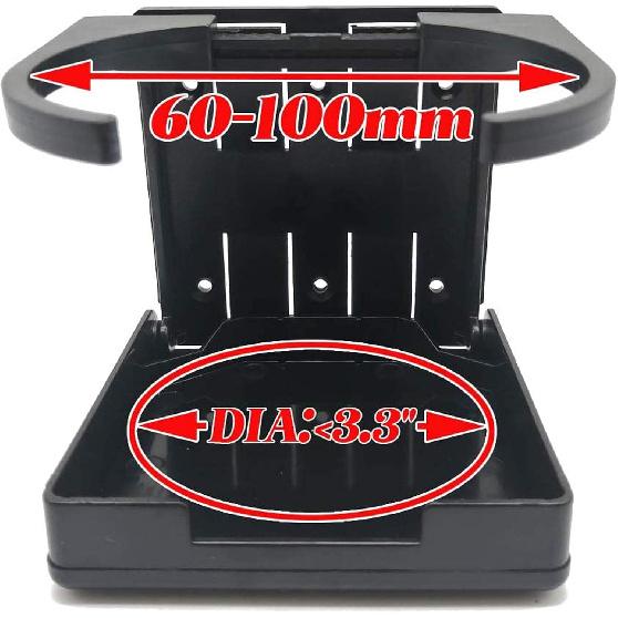 YOOHUA 2PCS Cup Holder Folding Drink Holders Car Cup Holder for Caravan Trucks Car RVs Vans Marine Boat Home Office