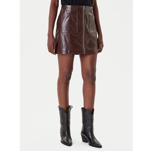 Юбка из искусственной кожи HUGO Ralitte-1 EU 38