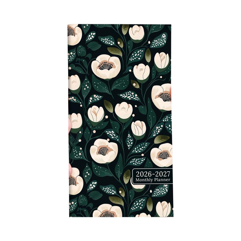 Pocket Calendar 2026-2027 - Date Planner, Portable Schedule Organizer,  Monthly & Yearly Planner