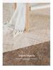 Retro Faux Cashmere Thickened Bedside Rug - Absorbent Bedroom, Bay Window, and Sofa Floor Mat