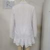 2024 Summer Women's Long-sleeved Tops Ruffled Shorts Casual Fashion Suits