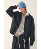 Studio Tomboy [Men] Oversized Zip-Up Jumper_Black 9156213185