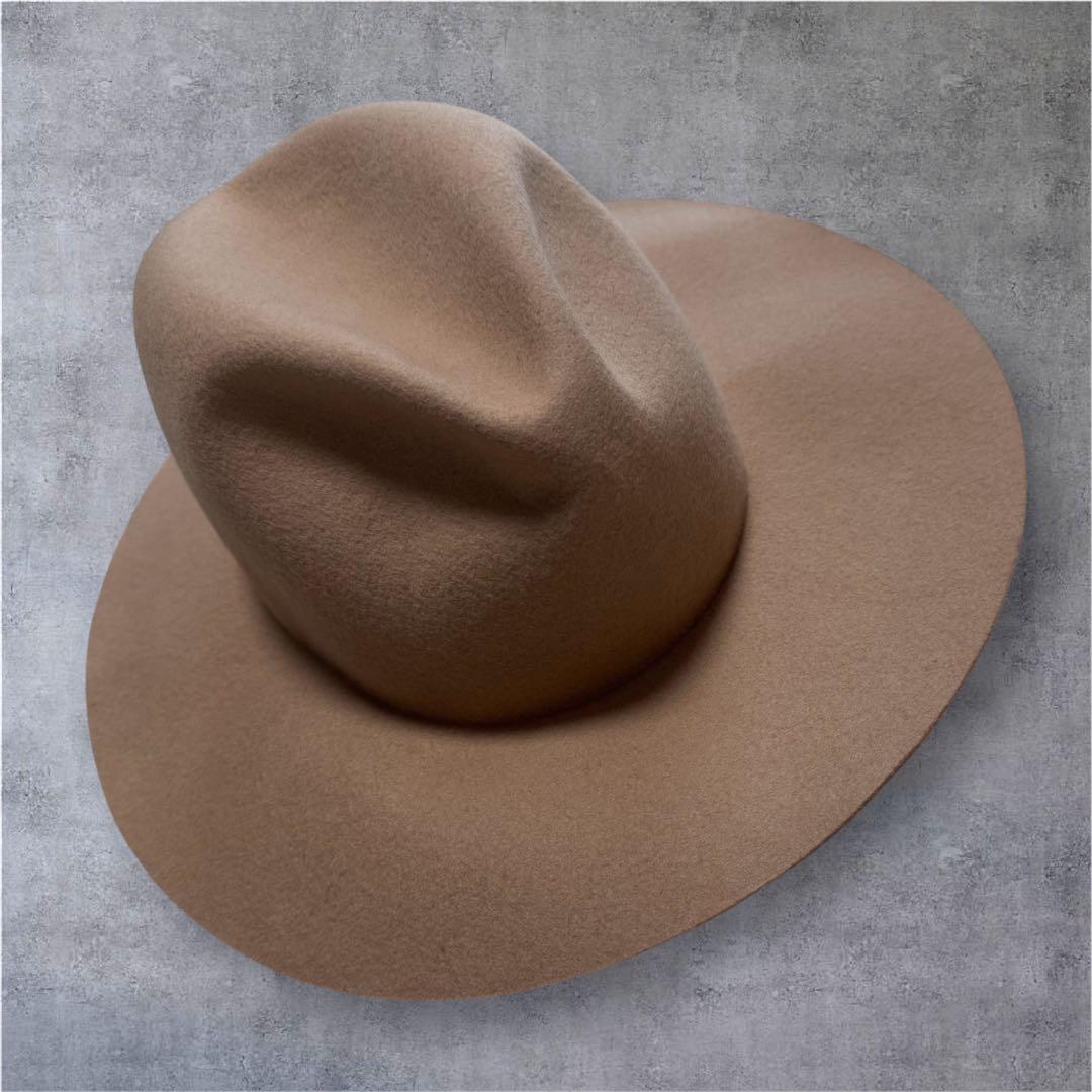 Used LoRo felt hat beige hat Yuya Nara