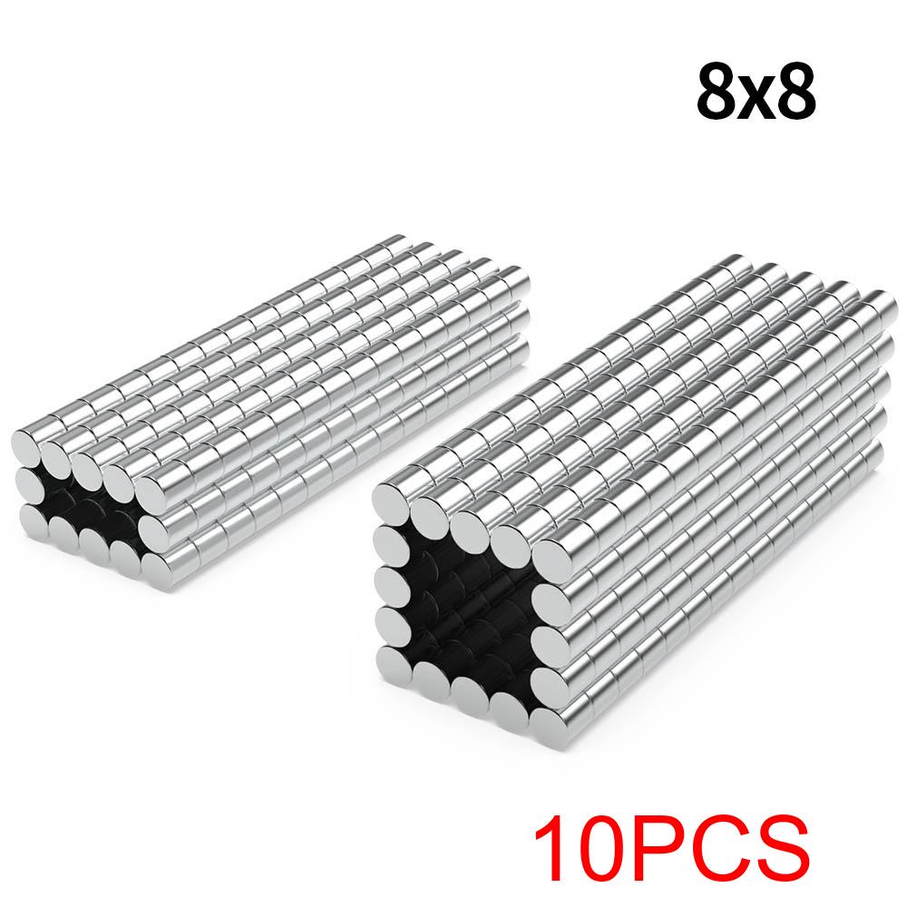 Super Strong Neodymium Magnet N35 NdfeB Permanent Magnetic imanes Round Powerful Magnets Refrigerator Magnet 3x3/5x5/6x6/8x8