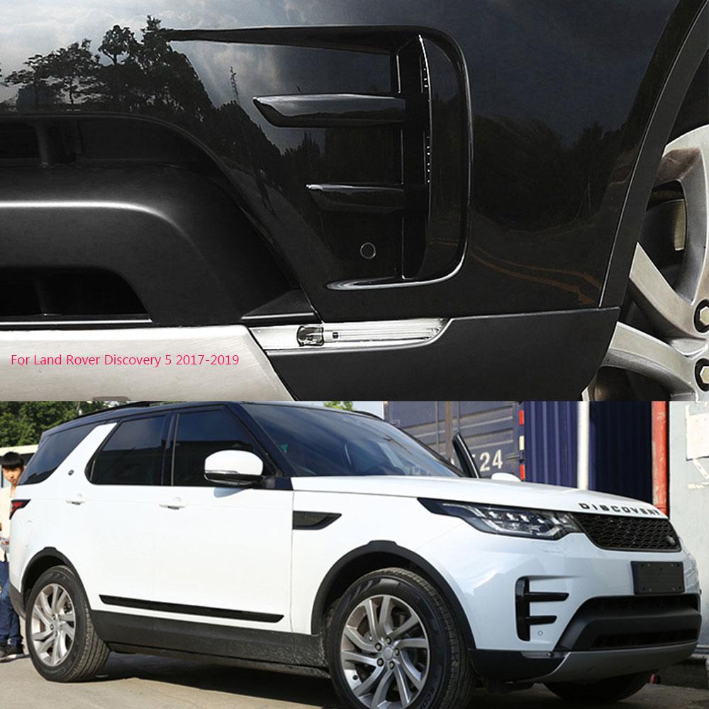 For Land Rover Discovery 5 2017- Fog Light Cover Front bumper Fog Lamp Trim Black Car Styling VENT Trim LR082888