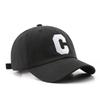 New Retro C Letter Embroidered Unisex Baseball Cap for Women Hip Hop Solid Snapback Hats Men Adjustable Summer Sun Trucker Hat