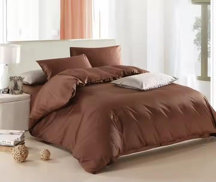 s 100% Cotton Solid Color Bedroom Bedding Set king Size Luxury Bedding Set