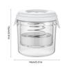 Press Type Sealed Pickle Jar with Steel Spring Vegetable Dehydrator Reusable Pickle Container for Olive Cucumber Keeper