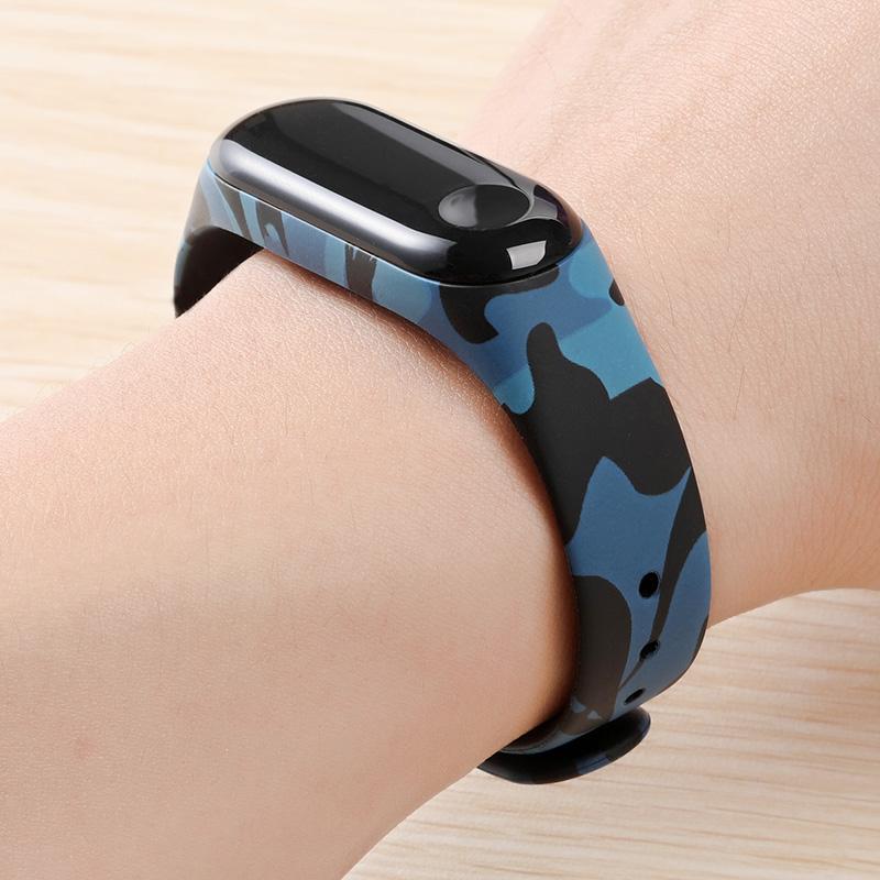 Sport Strap For Xiaomi Mi Band 3 4 5 Silicone Wrist Strap For Mi Band 4 Graffiti Style Bracelet  For Xiaomi Mi Band 6 Accessory