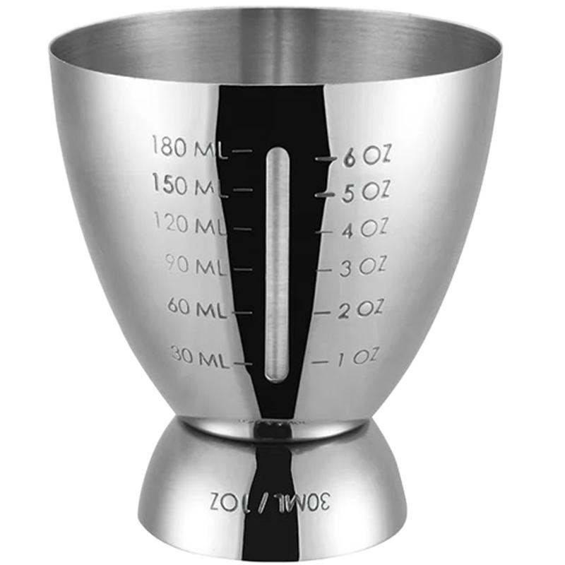 2Oz/1Ozjigger For Bartender Stainless Steel Cocktail Jigger With Measurements Double-Headed 1/2Oz For Home Bar Party Club Tool