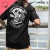Cool Biker Drinking Beer Skull Graphic Men Cotton T - shirts Summer Punk Rock Clothes Halloween Party Tops Ropa Hombre Camisetas