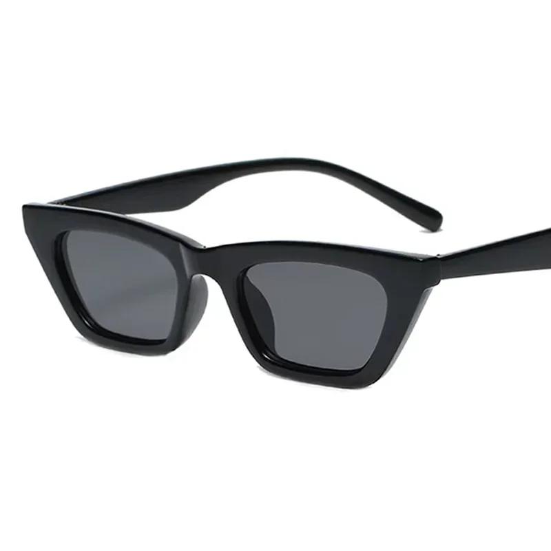 Female Small Frame Square Sunglasses Women Men Cool Colorful Sun Glasses Mirror Black Rectangle Designer Brand Fashion