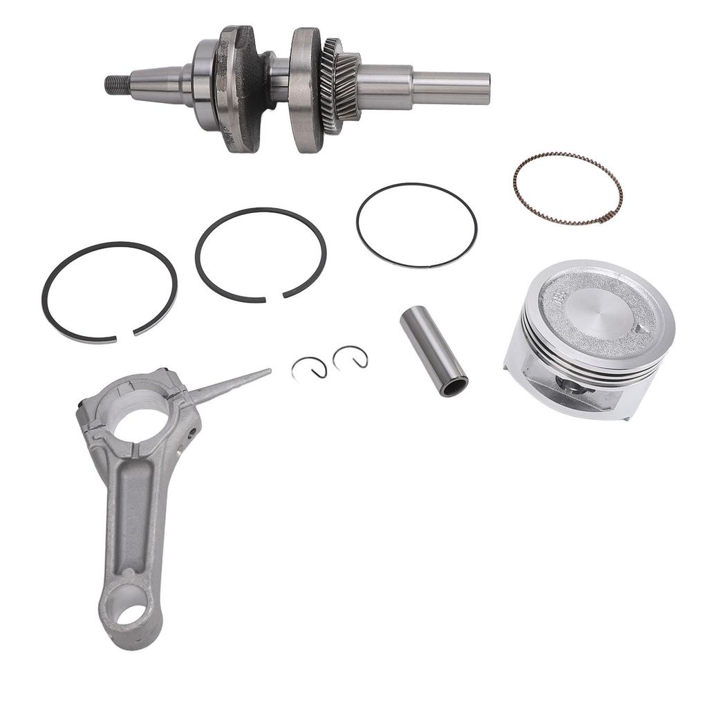 Engine Piston Connecting Rod Kit Metal Crankshaft Piston Pins Rods Set Wear Resistant for GX390 13 HP Engine