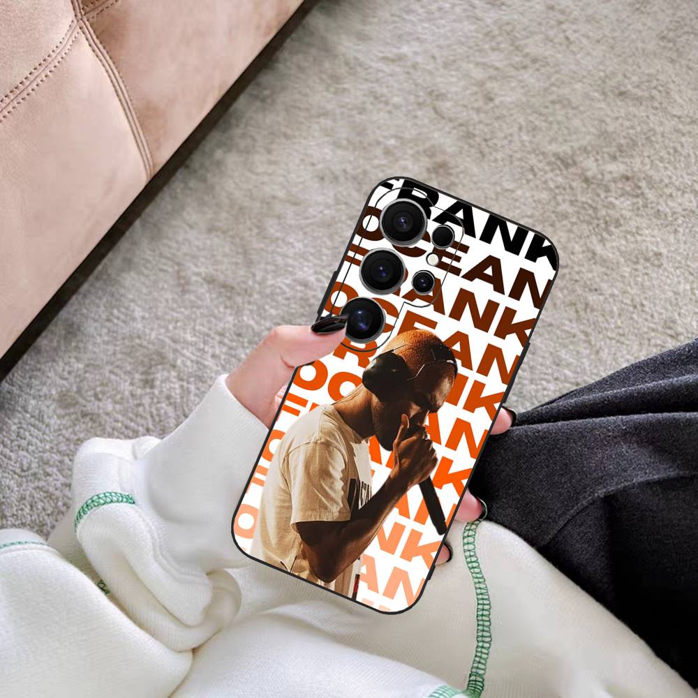 Singer F-Frank O-Ocean Phone Case For Samsung S 24 Fe 25 Ultra Plus 20 Lite 21 30 22 23 24 22 Ultra 5G Fundas