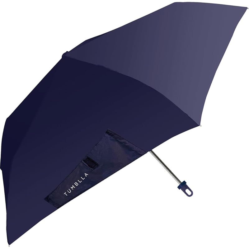 

Nakatani Natural Basic Women s folding umbrella tumblr navy [723-052] Hand open Main rib size: 53cm Wind resistant specifications With bottle-shaped