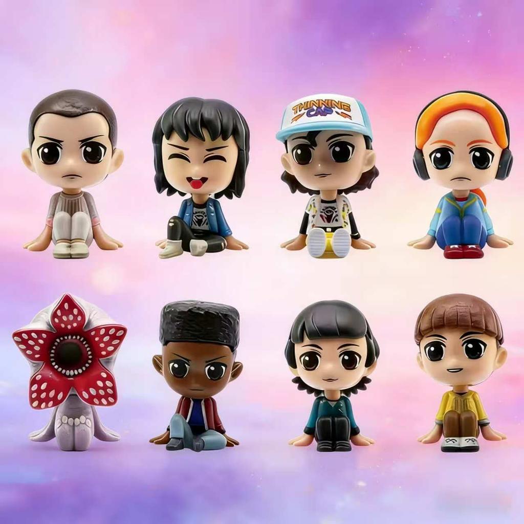 ~8 Styles Stranger Figure Eleven Dustin Barb Steve Demogorgon Action Figures Car Home Decoration Toys for Kids#