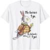 Alice In Wonderland White Rabbit Late The Hurrier I Go T-Shirt