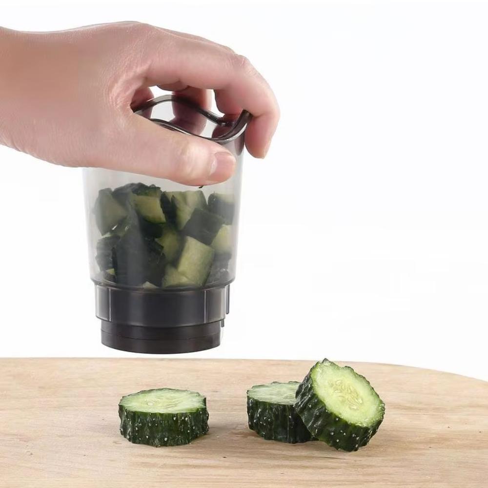 Hand Press Vegetable Fruit Slicer Manual Fruit Dicer Multifunctional Strawberry Slicing Cup  Kids