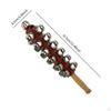 Christmas Hand Sleigh Bells Bell Musical Instruments Educational Toy for Gathering Celebrations