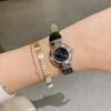 Damen Mini Kleine Zifferblatt Einfache Römische Retro Uhr Leder Feines Armband Nische Leichter Luxus Damen Uhr