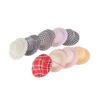 3Pcs Mini Colorful Hat Doll Ornament Lattice Cap Doll House Accessories Green Plant Pet Wine Bottle Cake Decoration