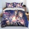 Zero Two DARLING In The FRANXX Cartoon Comforter Bedding Set,Duvet Cover Bed Set Quilt Cover Pillowcase,Queen Size Bedding Set