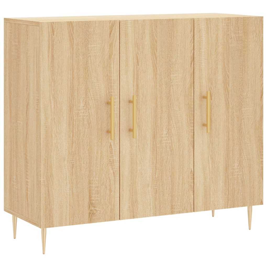 Sideboard Sonoma Oak 90 x 34 x 80 cm Particleboard